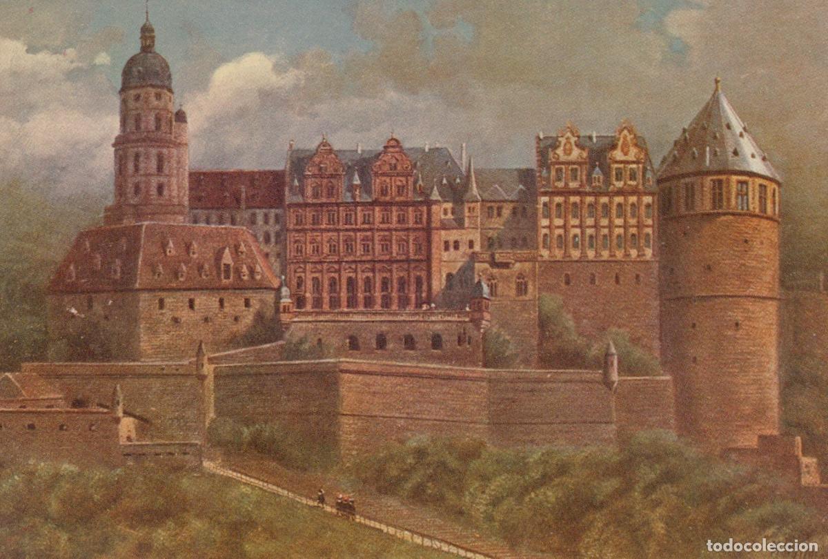 Postkarten: Germany Heidelberg Castle Before Destruction H Hoffmann Art Unposted *YAW349