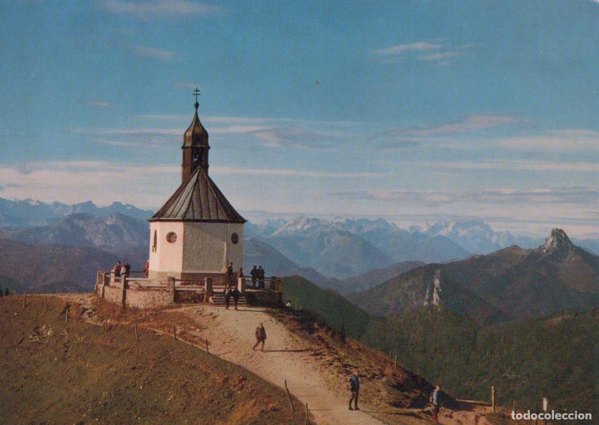 Postkarten: Germany Rottach Egern Wallberg Chapel With Karwendel and Wetterstein *YAW362
