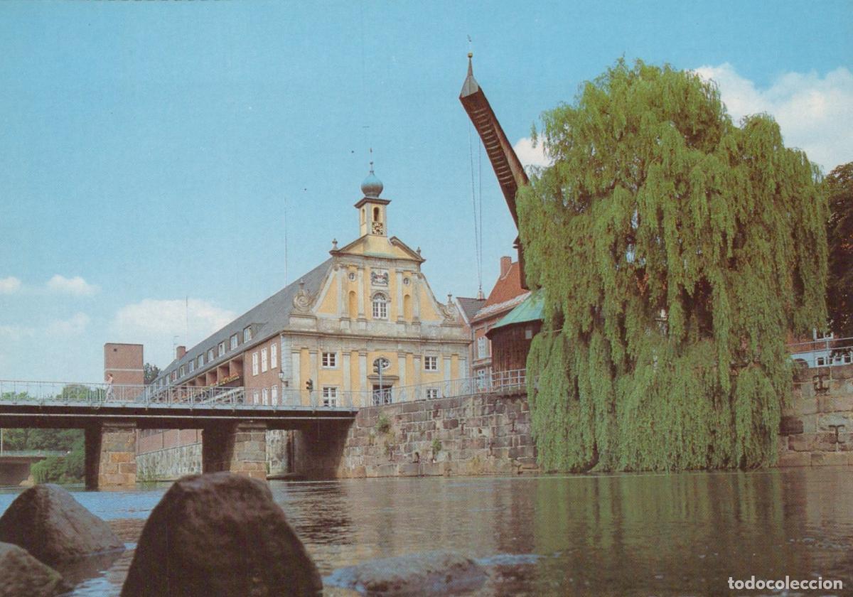 Postkarten: Germany L&uuml;neburg Alter Kran Old Crane and Historic Building On Unposted *YAW531
