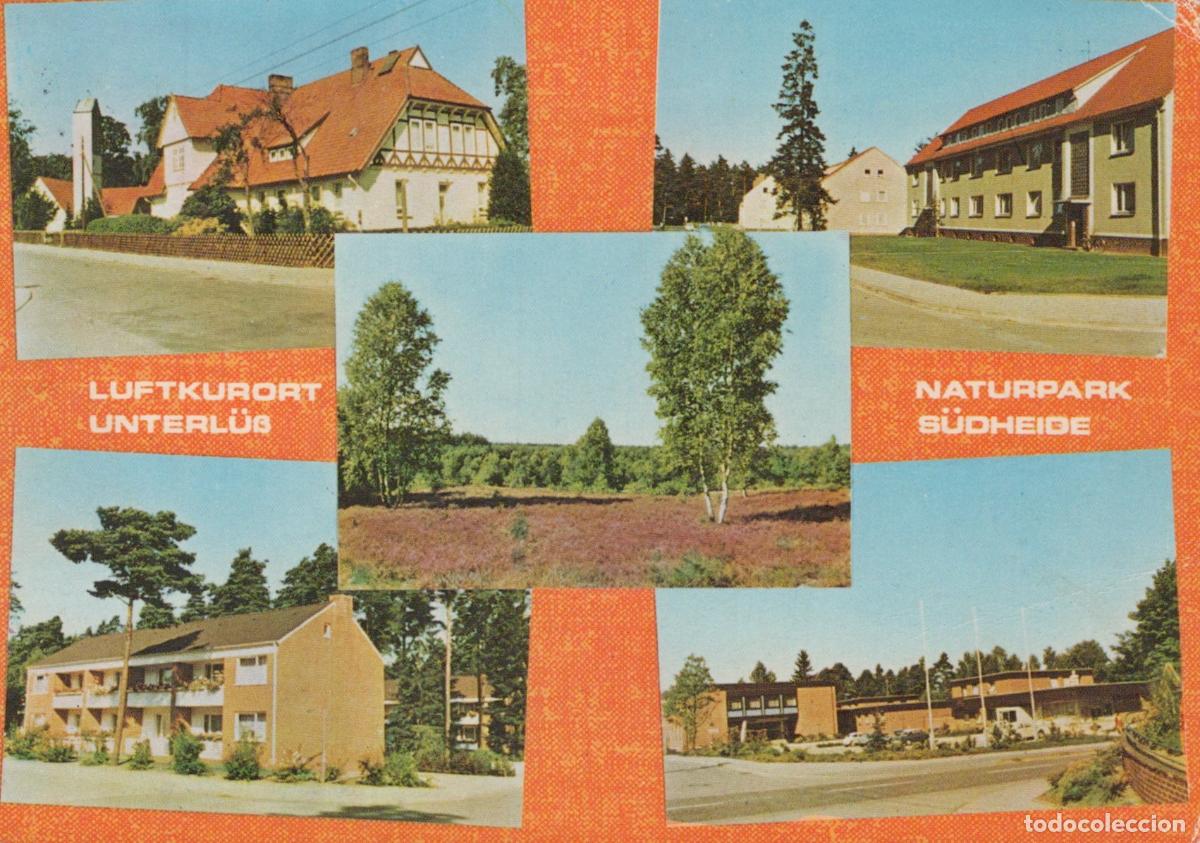 Postkarten: Germany Unterl&uuml;&szlig; S&uuml;dheide Nature Park Multiple Views of Buildings *YAW367
