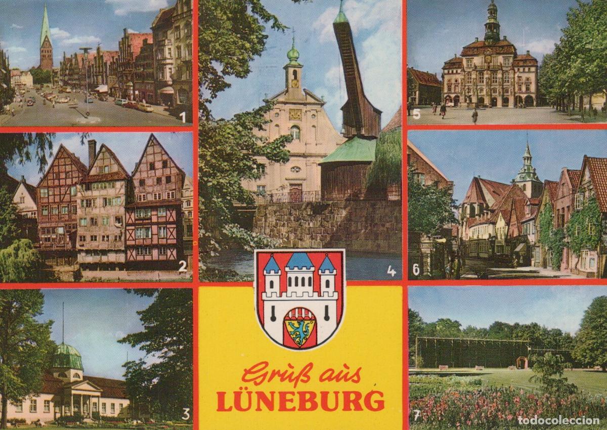 Postkarten: Germany L&uuml;neburg Multi View Historic Buildings City Scenes *YAW543