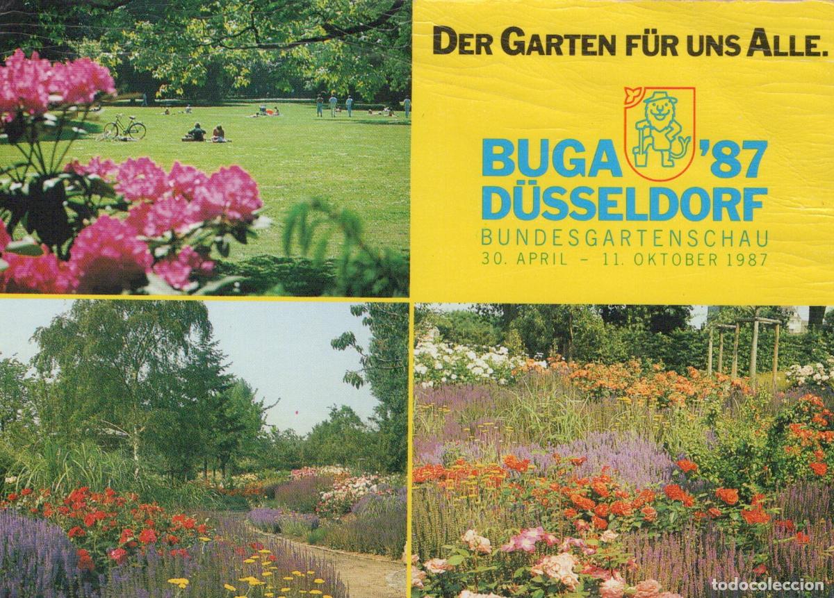 Cartoline: Germany D&uuml;sseldorf Buga 87 Bundesgartenschau German Federal Unposted *YAW379