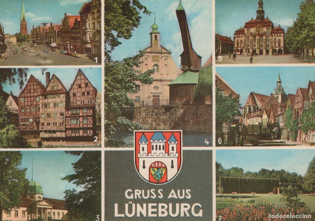 Postales: Germany L&uuml;neburg Gruss aus Multi View With City Hall and Churches *YAW573