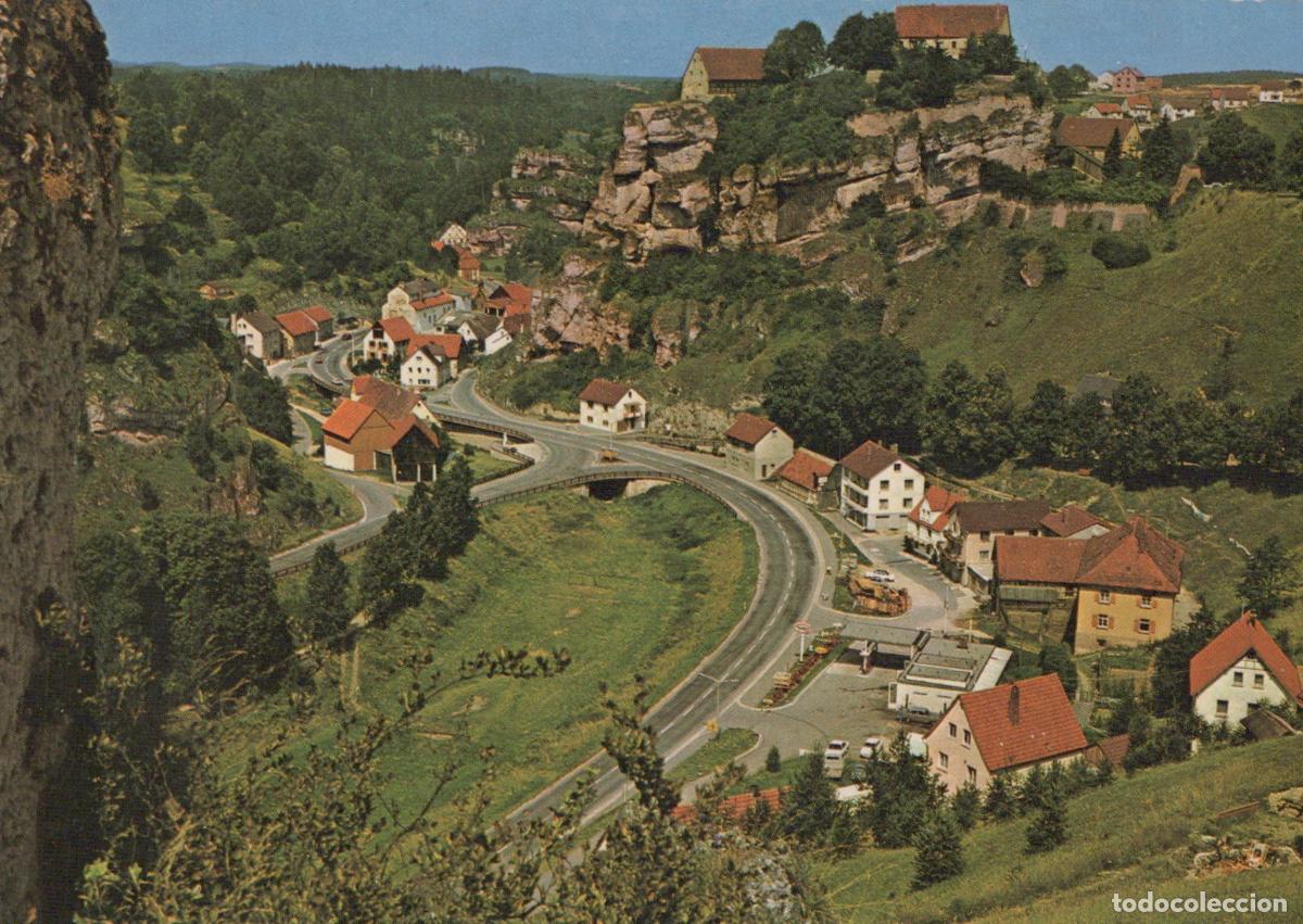 Postkarten: Germany Pottenstein Aerial View of Village and Castle Unposted *YAW397