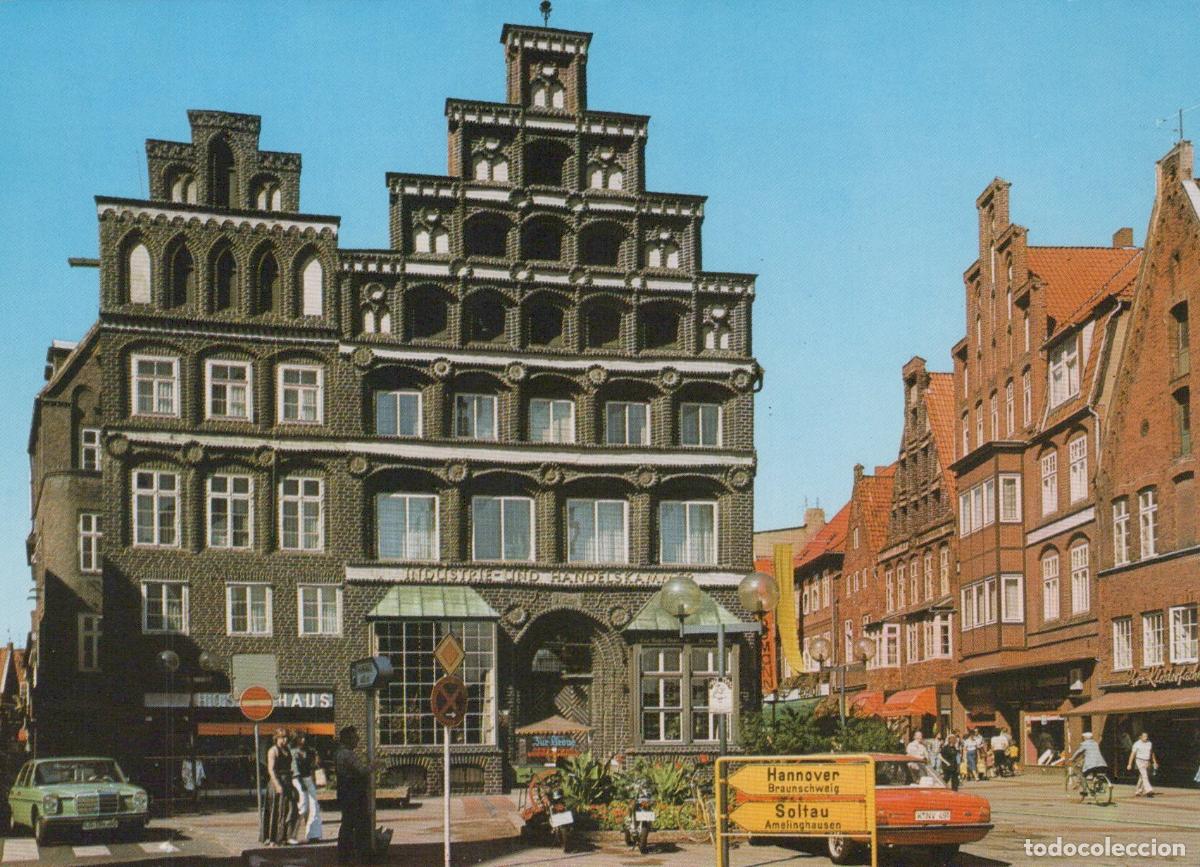 Postkarten: Germany L&uuml;neburg Historic Grapengie&szlig;erstra&szlig;e Stepped Gables Unposted *YAW576