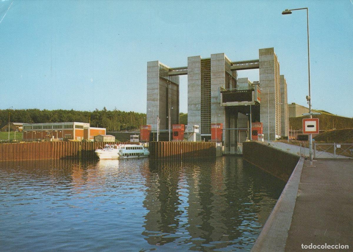 Postkarten: Germany Scharnebeck Ship Lift L&uuml;neburg Canal Boat Elbe Side Canal *YAW585