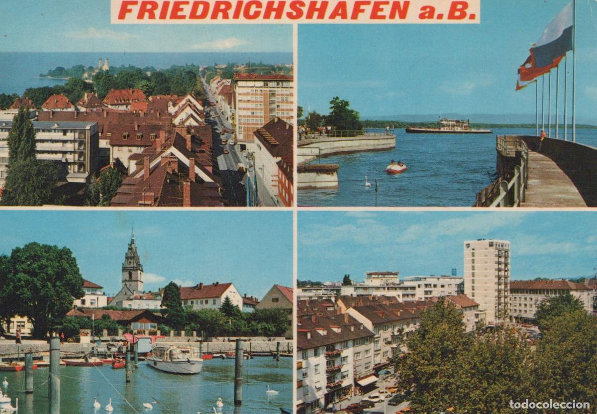 Postkarten: Germany Friedrichshafen A B Multi View Lake Constance *YAW407