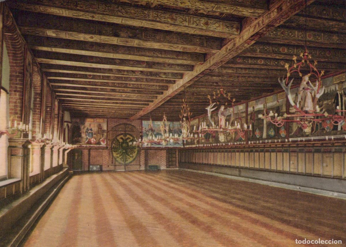 Postkarten: Germany L&uuml;neburg Town Hall F&uuml;rstensaal 15th Century Ceiling Unposted *YAW601