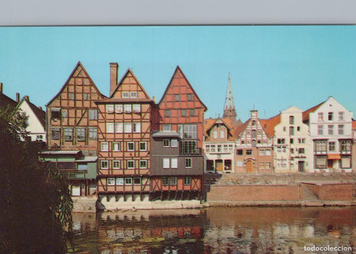Postkarten: Germany L&uuml;neburg Fachwerkh&auml;user an der Ilmenau Timber Framed Unposted *YAW610