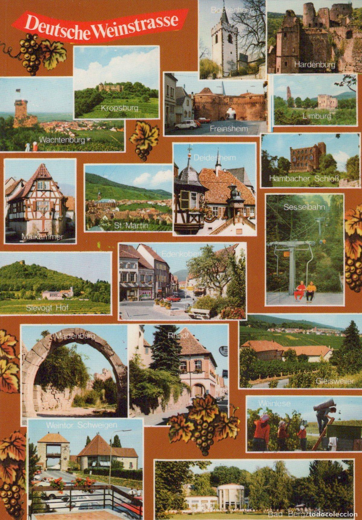 Postais: Germany Various Deutsche Weinstrasse Multi View Castles Unposted *YAW432