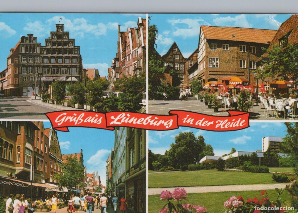 Postkarten: Germany L&uuml;neburg Multi View Historic Buildings Street Scenes Park *YAW618