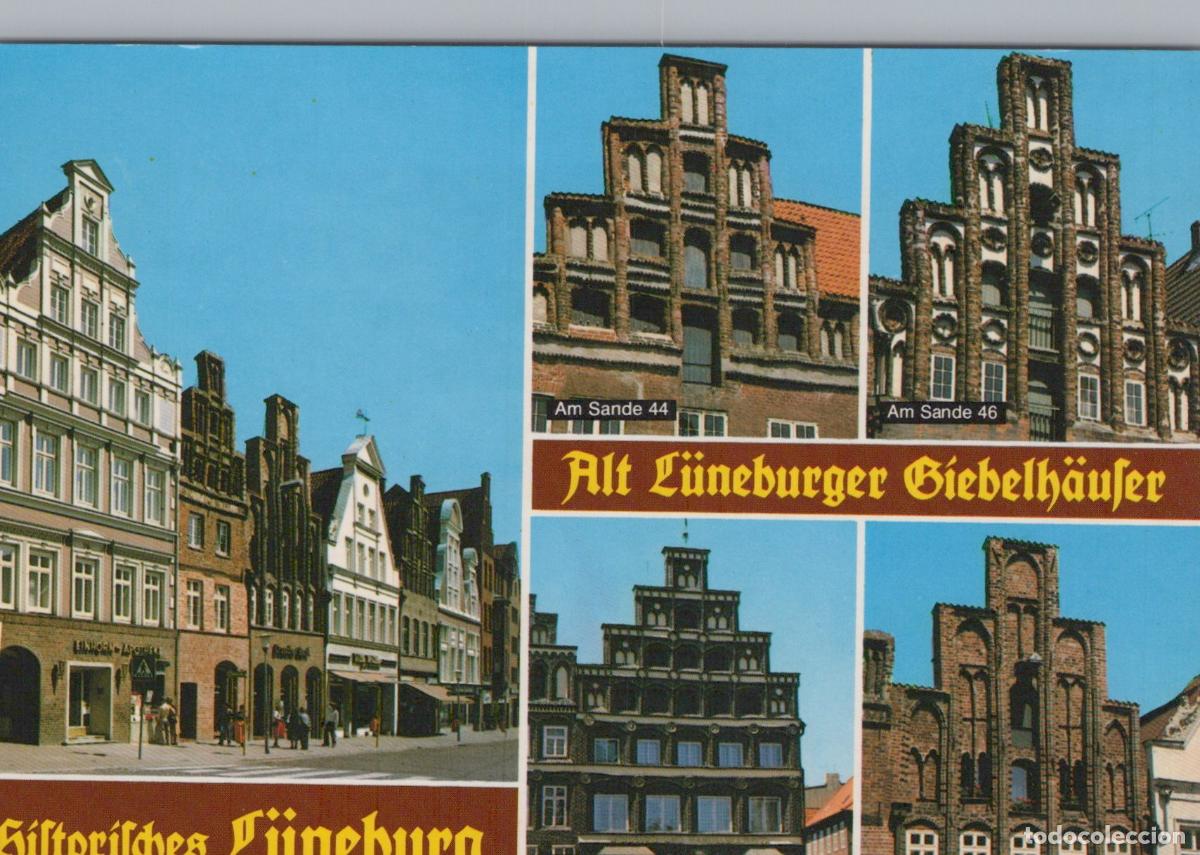 Postkarten: Germany L&uuml;neburg Historic Gabled Houses Architecture Street Unposted *YAW616