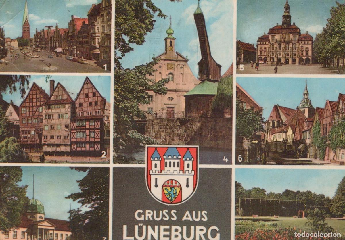 Postkarten: Germany L&uuml;neburg Multi View With Historic Buildings and City Scenes *YAW636