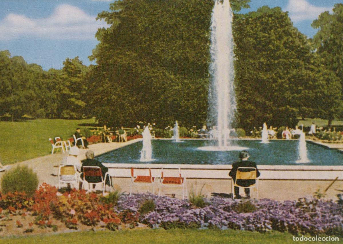 Postais: Germany L&uuml;neburg Sol und Moorbad Brunnen IM Kurpark 1950s Unposted *YAW648