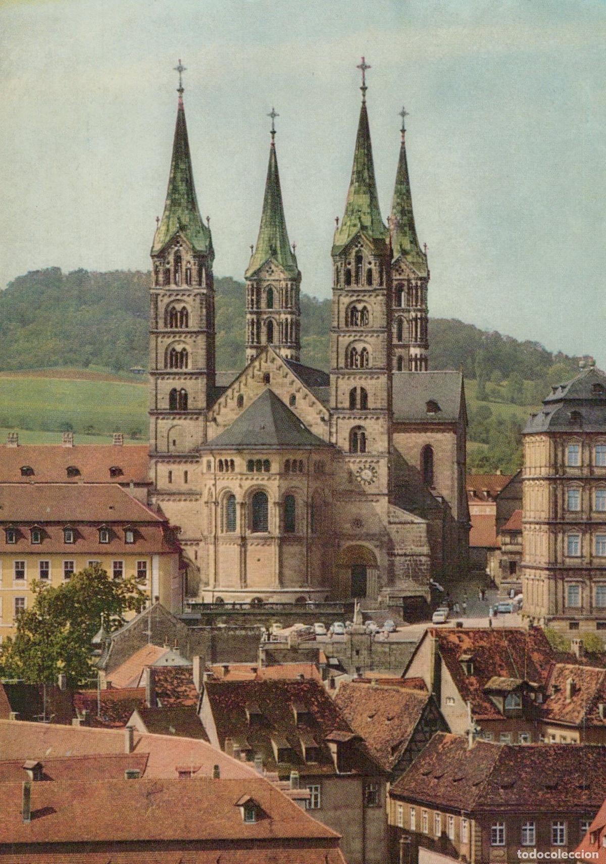 Postales: Germany Bamberg Cathedral From the East Architecture Cityscape Unposted *YAW464
