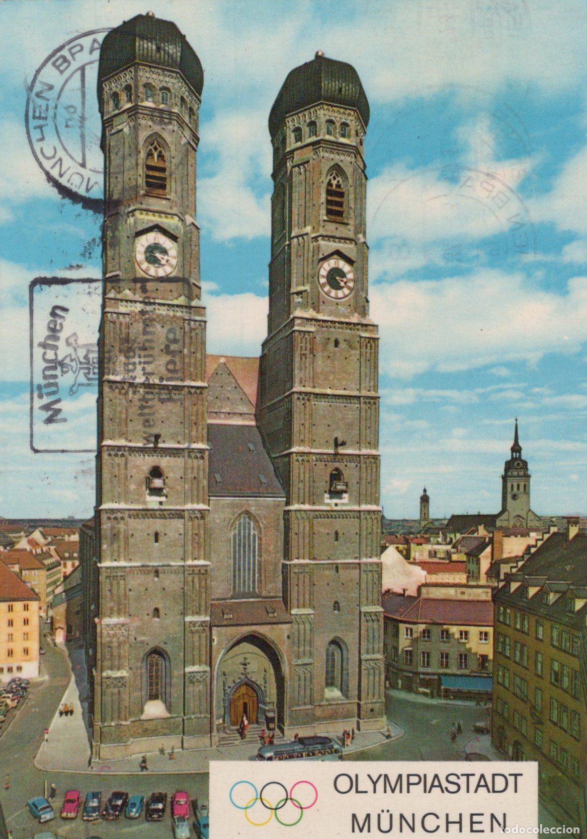 Postais: Germany Munich Frauenkirche Cathedral Church Olympic City Vintage *YAW477