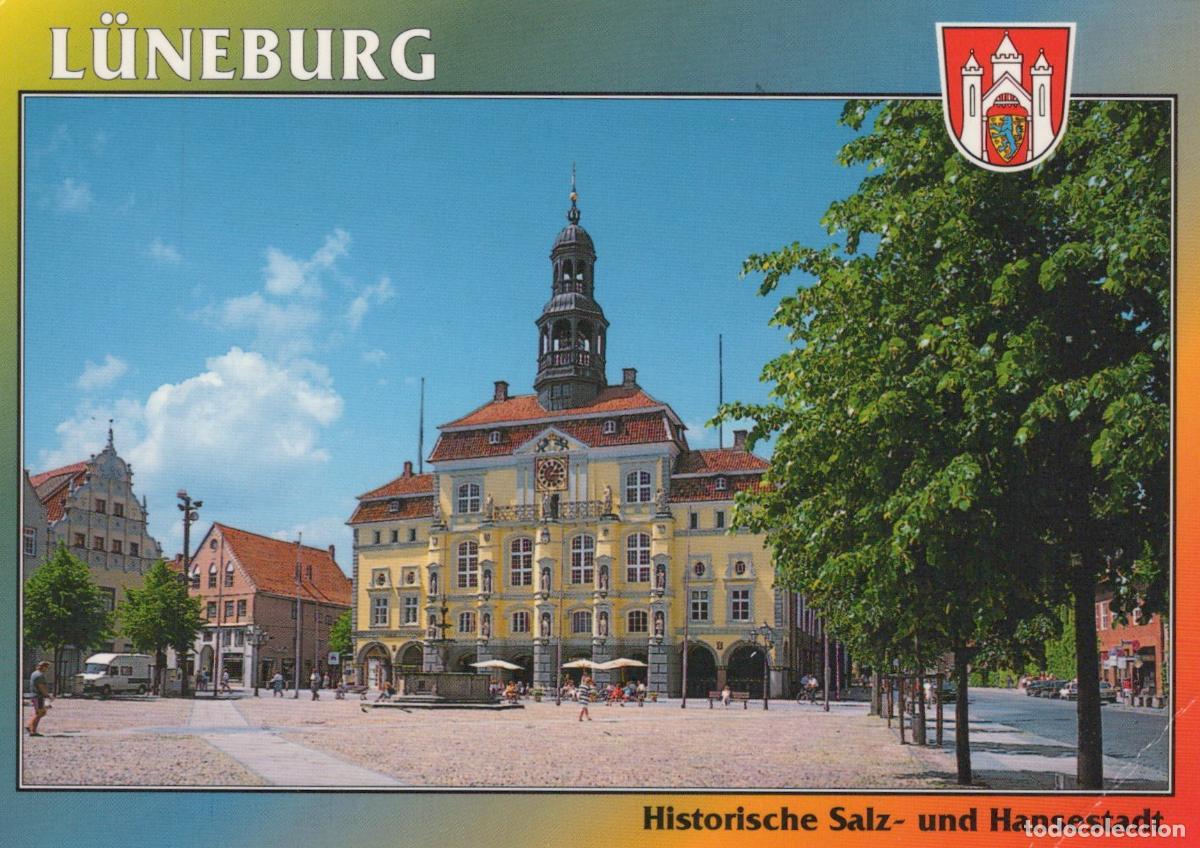 Postais: Germany L&uuml;neburg Town Hall Baroque Facade Historic Salt Hanseatic City *YAW671
