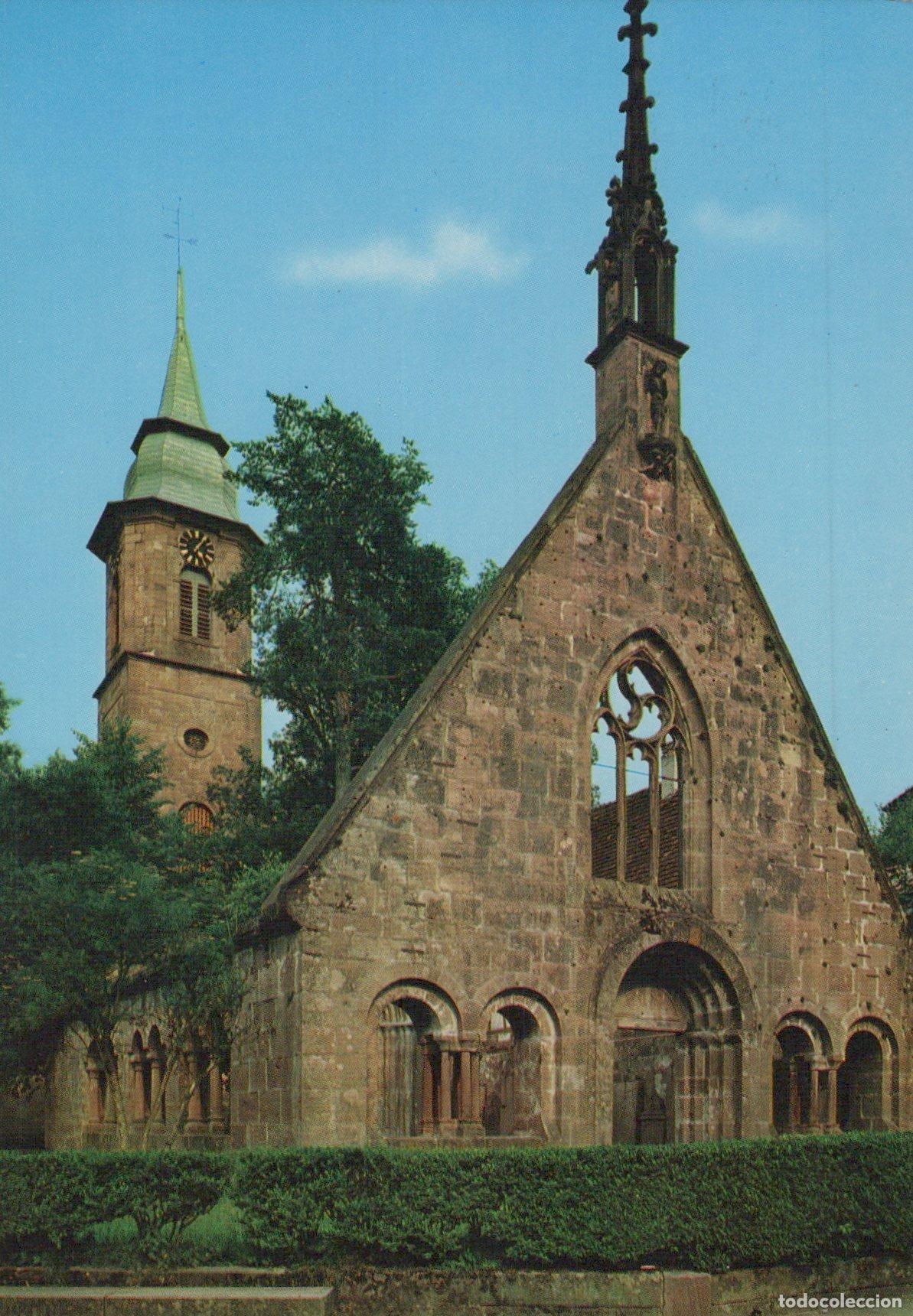 Postales: Germany Bad Herrenalb Klosterruine With Evangelical City Church Unposted *YAW479