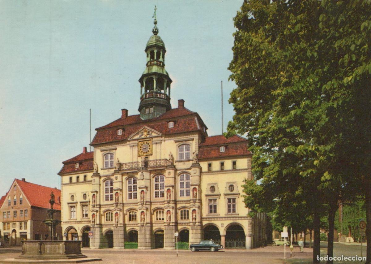 Postkarten: Germany L&uuml;neburg Rathaus Town Hall With Fountain Architecture *YAW680