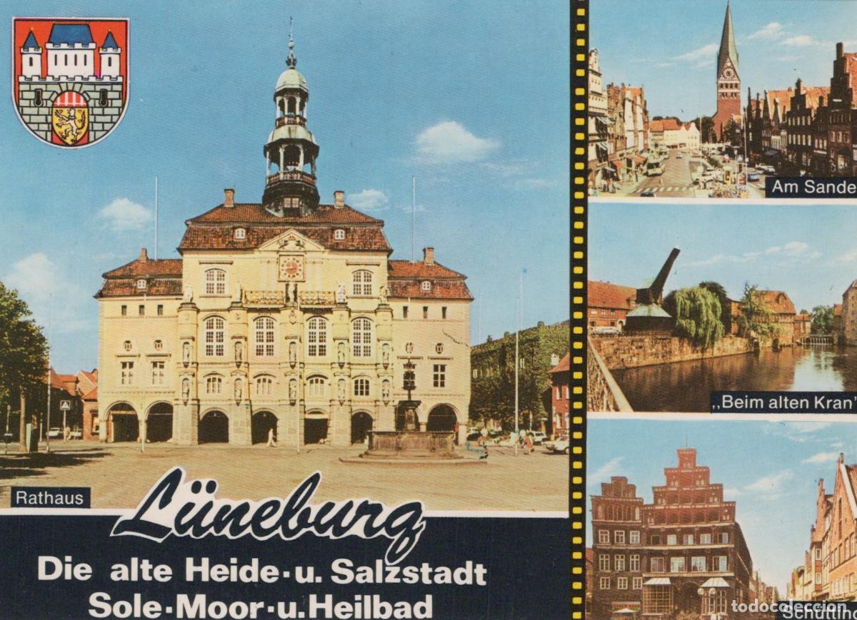 Postais: Germany L&uuml;neburg Rathaus am Sande Beim Alten Kran Sch&uuml;tting Unposted *YAW484