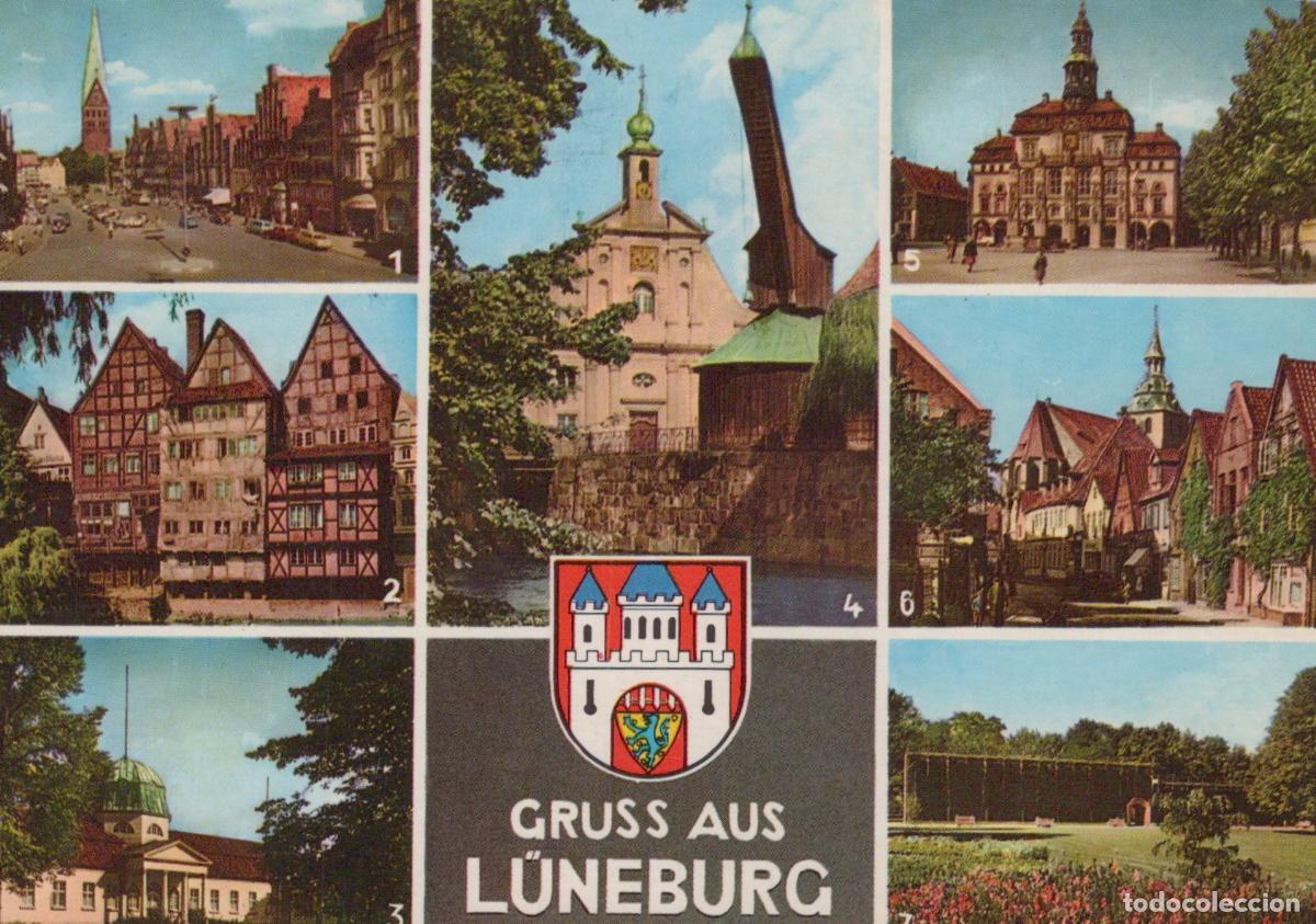 Postkarten: Germany L&uuml;neburg Gruss aus Multi View Architecture Cityscape *YAW683