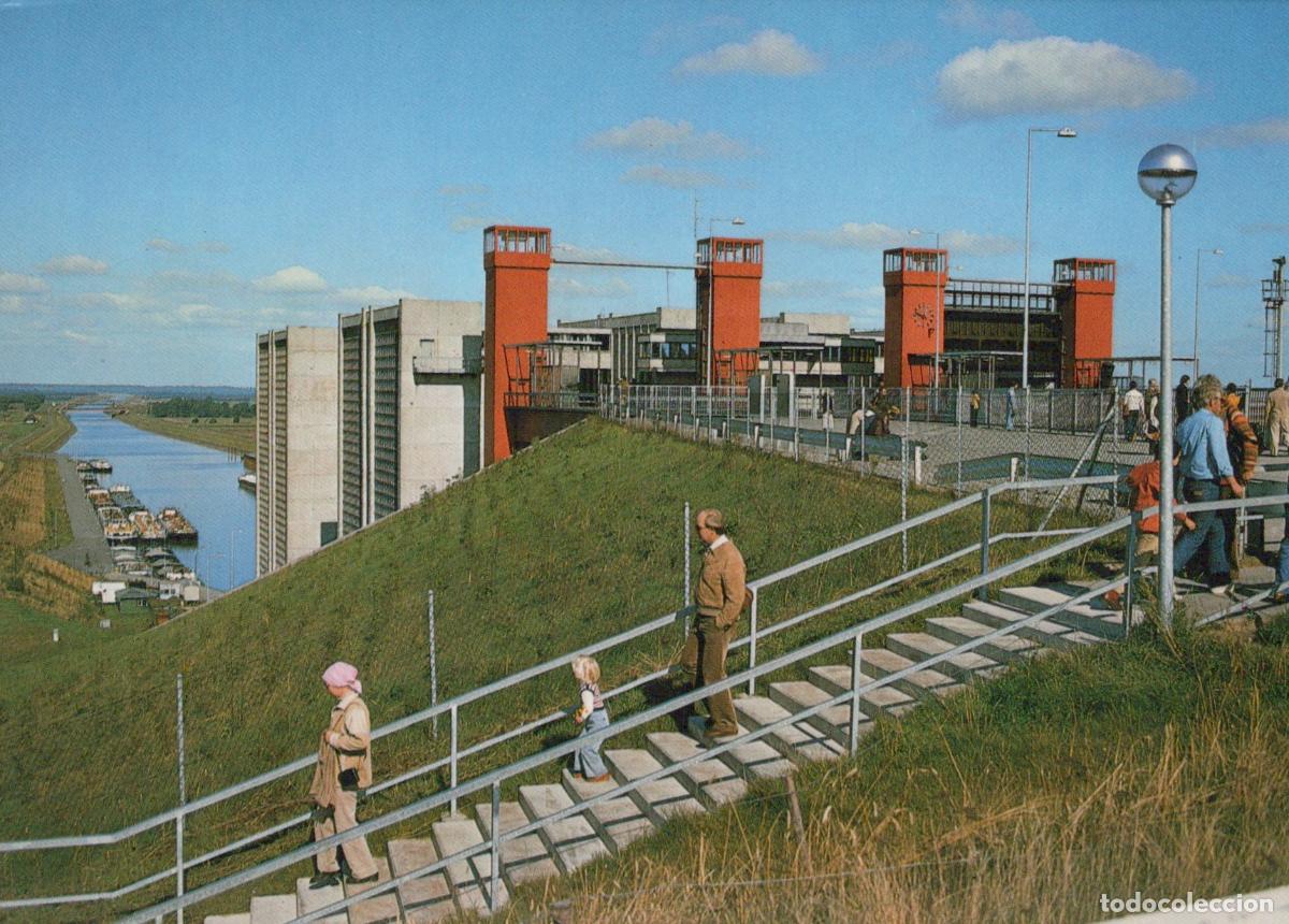Postkarten: Germany L&uuml;neburg Scharnebeck Ship Lift Near Largest in the Unposted *YAW494