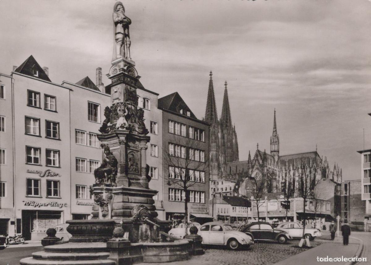 Postais: Germany Cologne Alter Markt With Jan von Werth Denkmal and Dom *YAW700