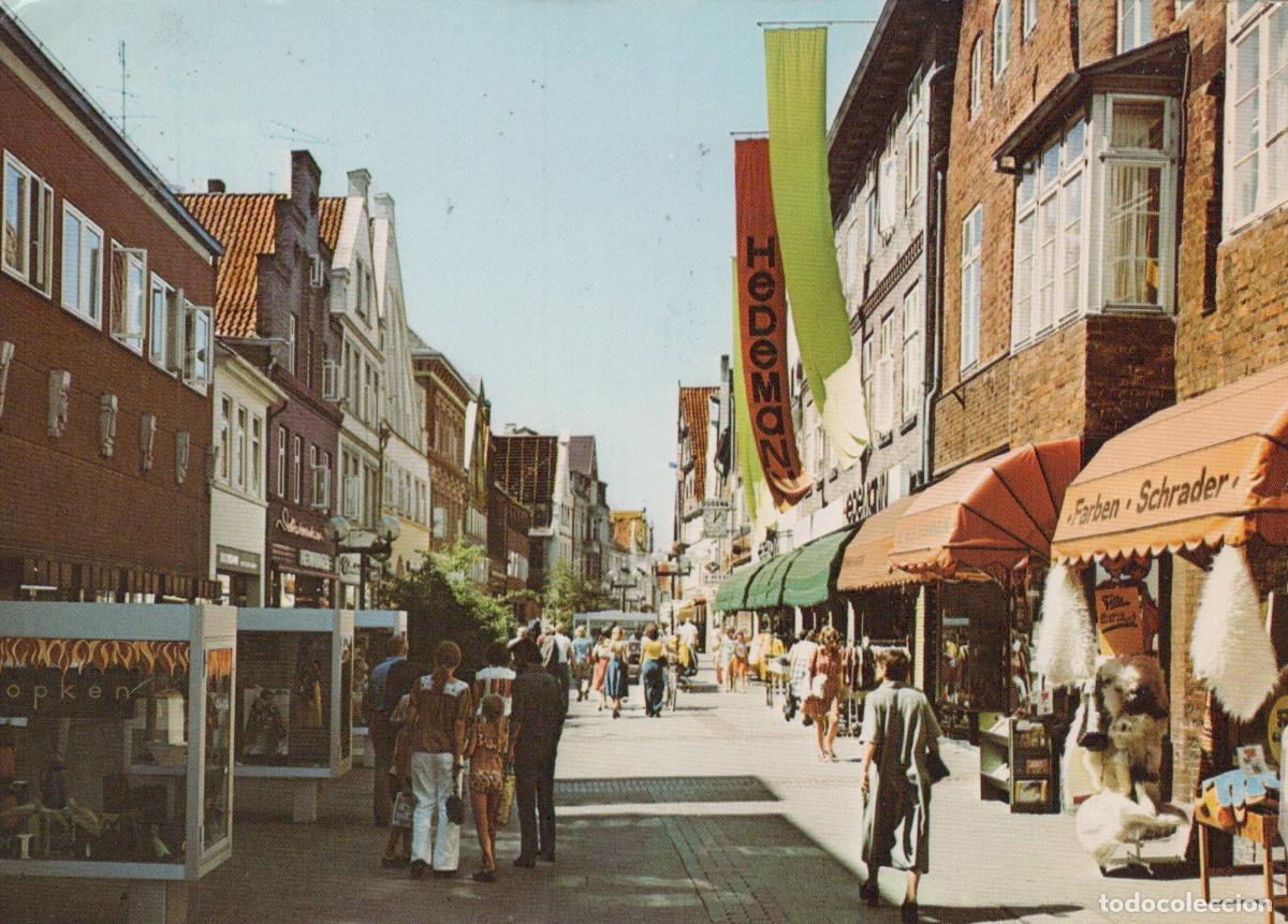Postkarten: Germany L&uuml;neburg Grapengie&szlig;erstra&szlig;e Shopping Street People Architecture *YAW504