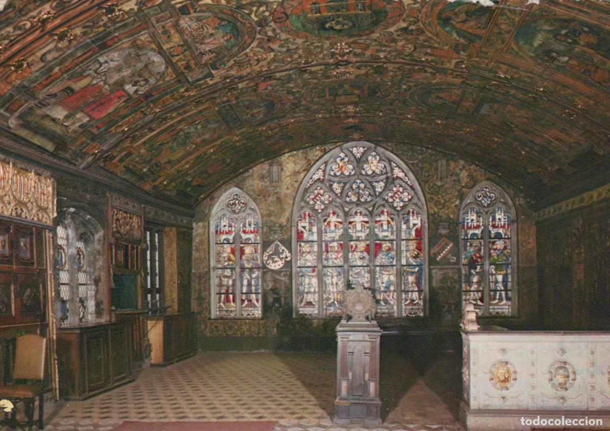 Postkarten: Germany L&uuml;neburg Rathaus Gerichtslaube Historic Courtroom With Stained *YAW514