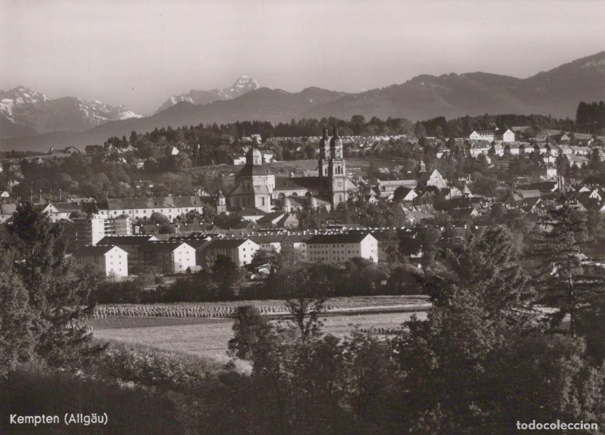 Postkarten: Germany Kempten Allg&auml;u Panoramic View With St Lorenz Basilica Unposted *YAW720