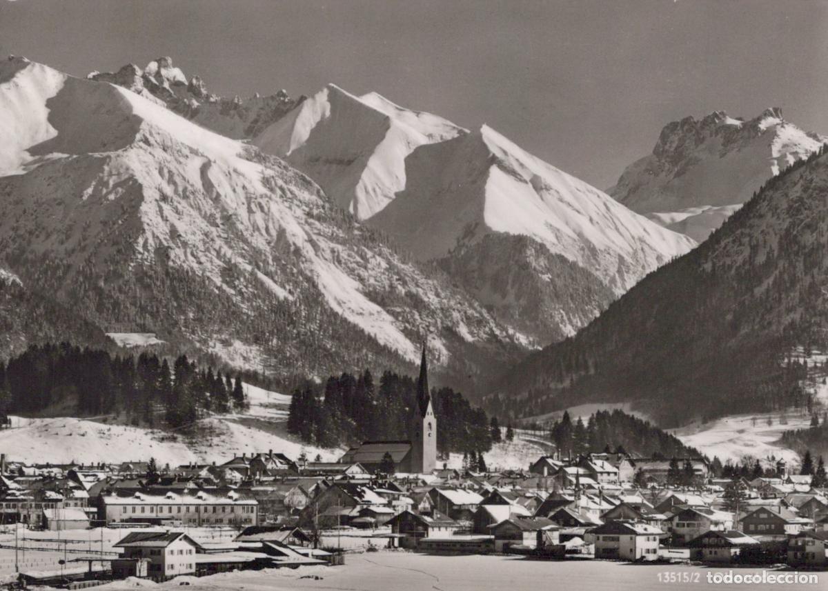 Postkarten: Germany Oberstdorf Winter Landscape With Church and Snow Capped *YAW718