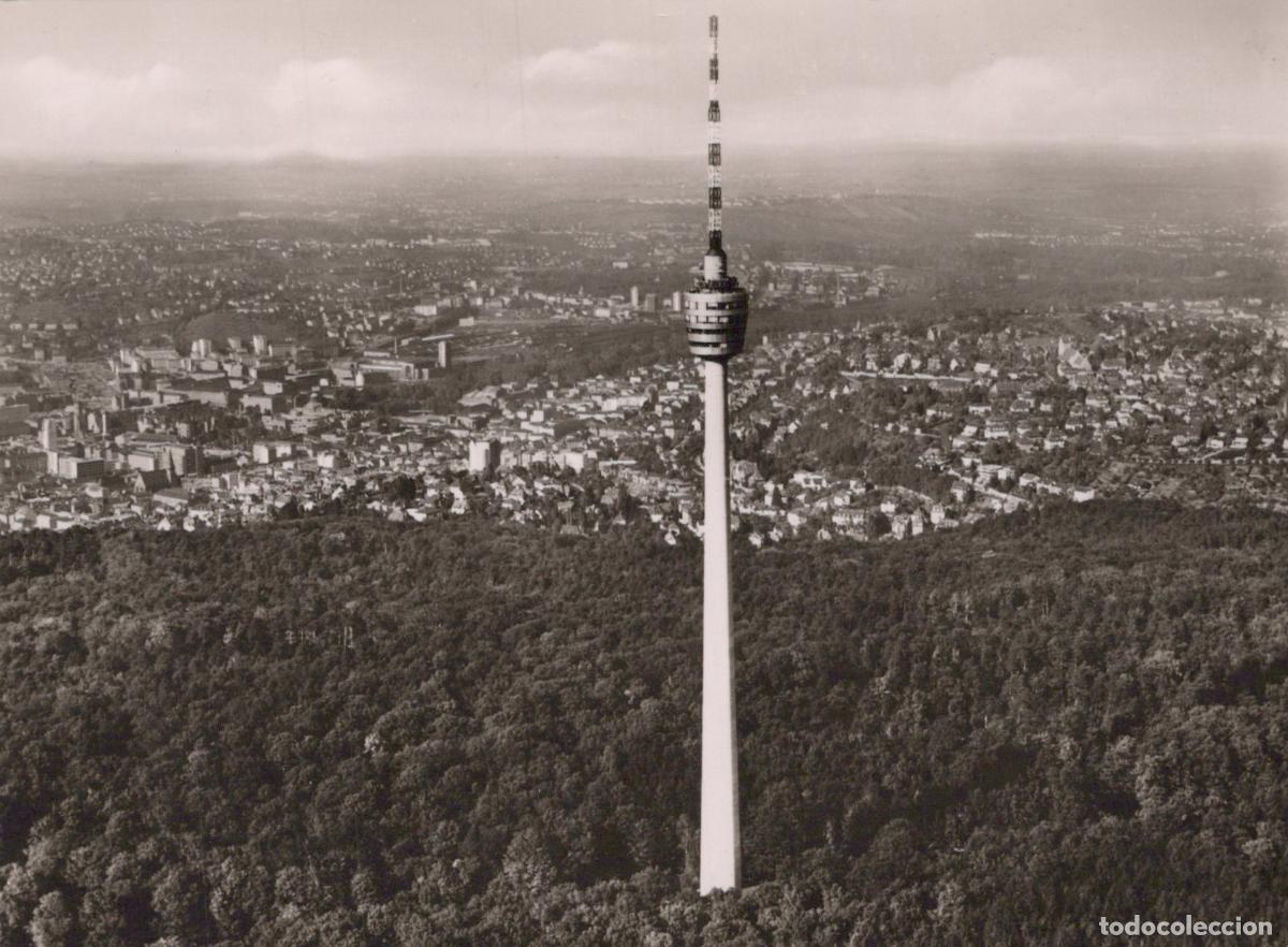 Postais: Germany Stuttgart TV Tower Aerial View Europes Boldest Unposted *YAW736