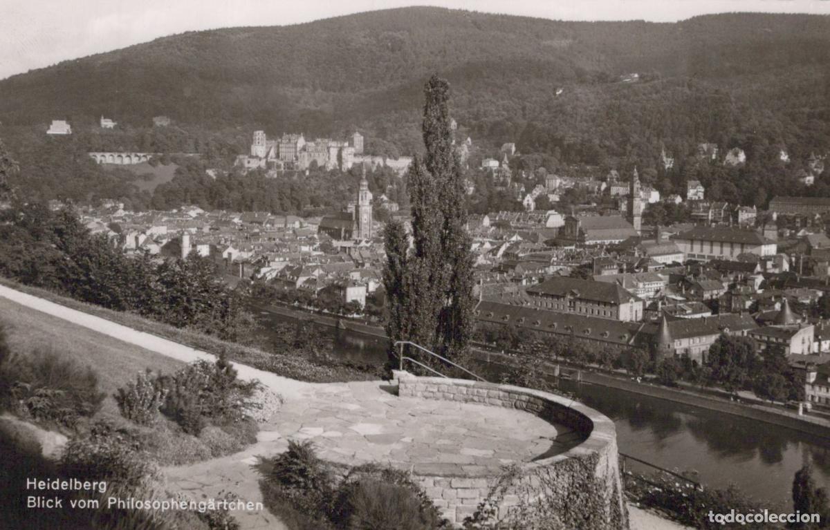 Postkarten: Germany Heidelberg View From Philosopheng&auml;rtchen Real Photo Unposted *YAW743
