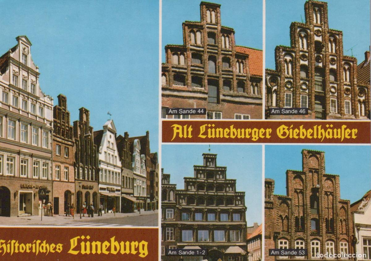 Postales: Germany L&uuml;neburg Historic Old Town Gabled Houses am Sande Unposted *YAW537