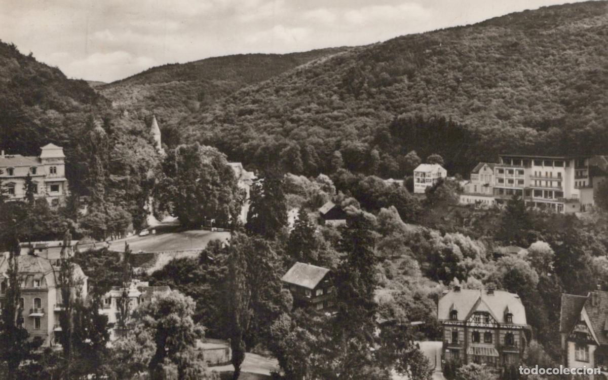Postkarten: Germany Schlangenbad Taunus Panoramic View of Spa Town and Hills *YAW760