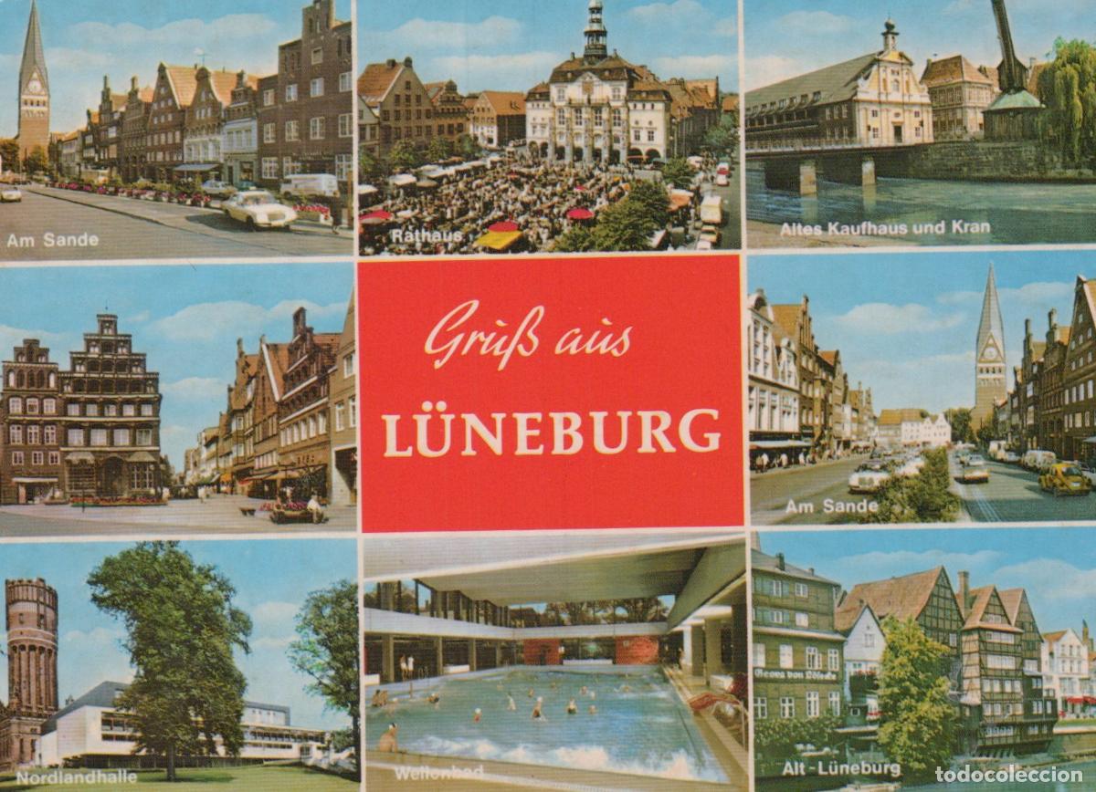 Postcards: Germany L&uuml;neburg Multi View Rathaus am Sande Altes Kaufhaus *YAW552