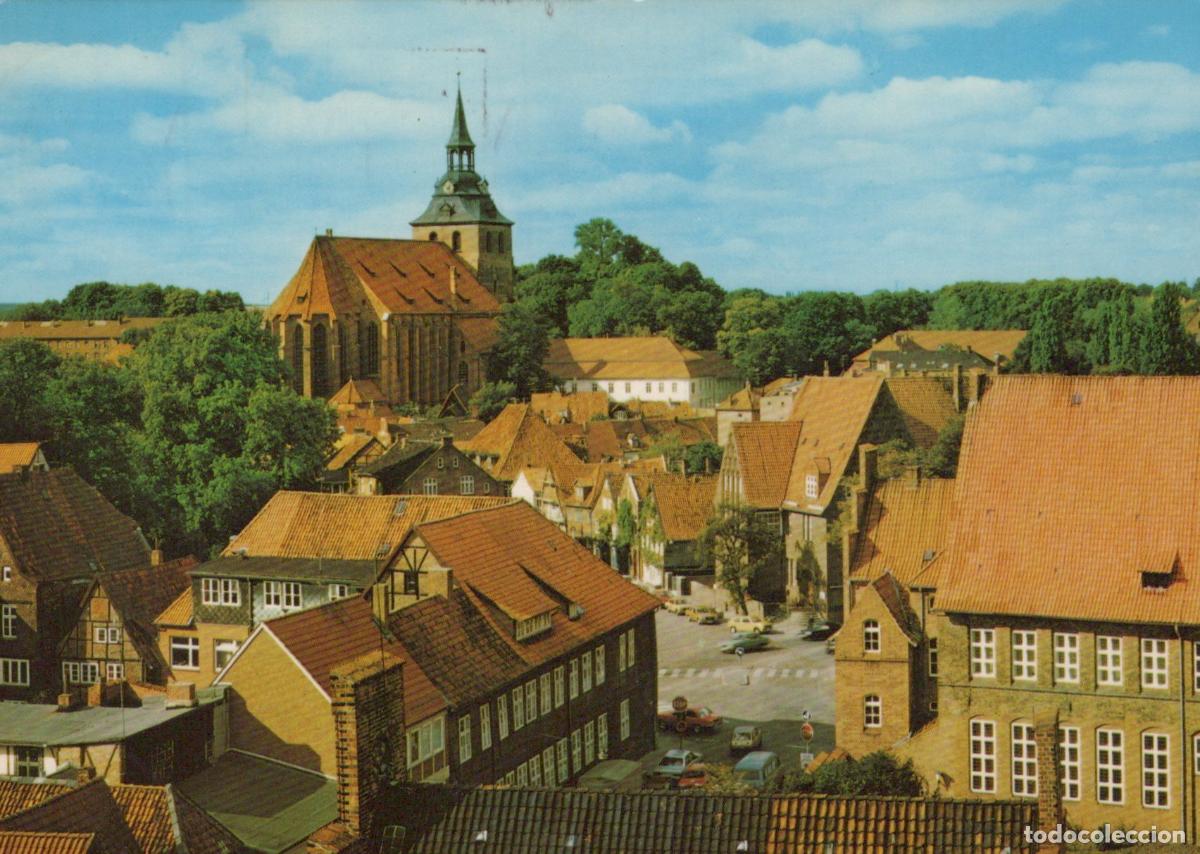 Postais: Germany L&uuml;neburg Historic Old Town View With St Michaelis Church *YAW557