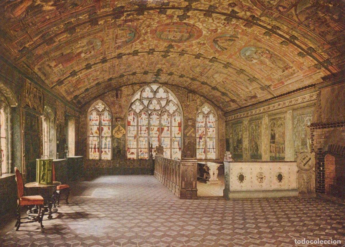 Postcards: Germany L&uuml;neburg Town Hall Great Council Chamber Stained Glass Unposted *YAW602