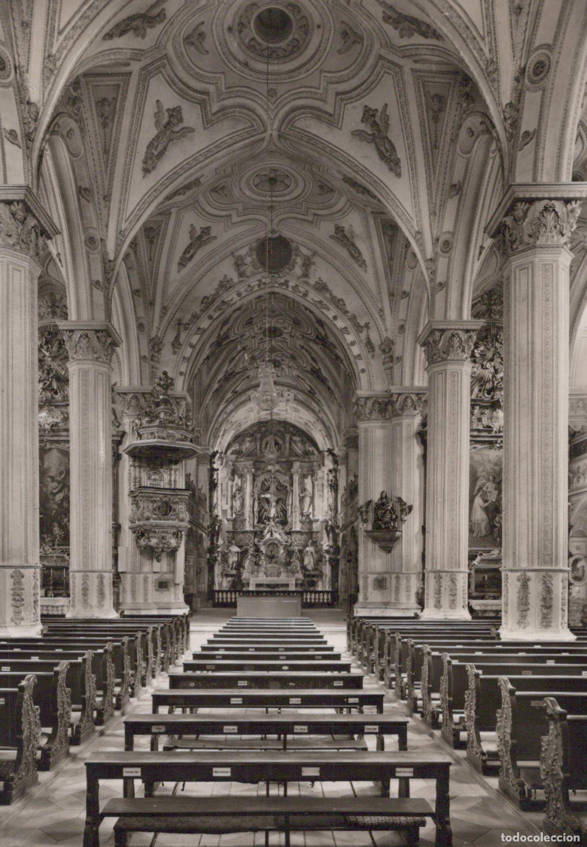 Postcards: Germany Polling Stiftskirche Interior View of the Nave and Real Photo *YAW833