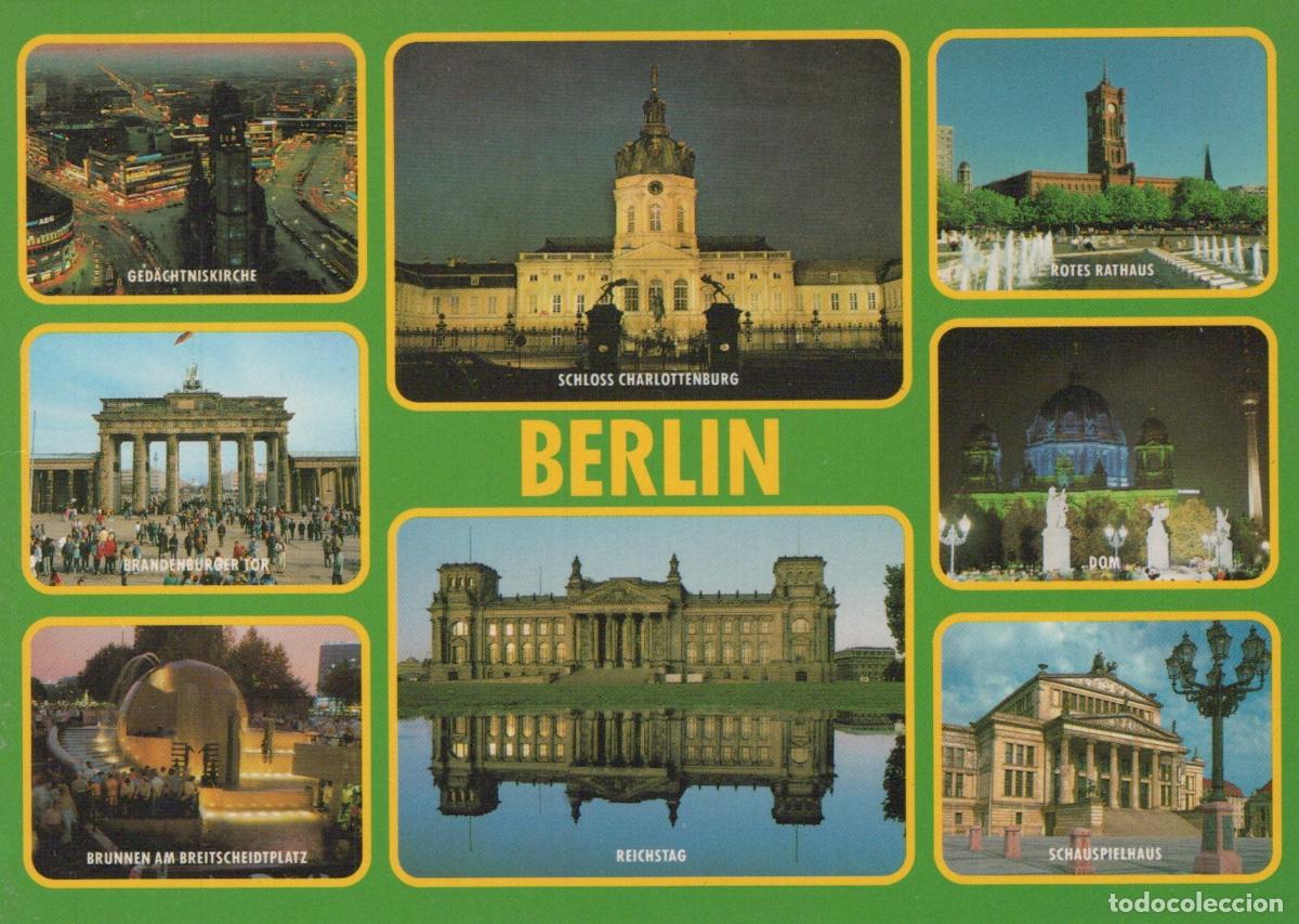 Postais: Germany Berlin Multi View With Famous Landmarks Unposted *YAW880