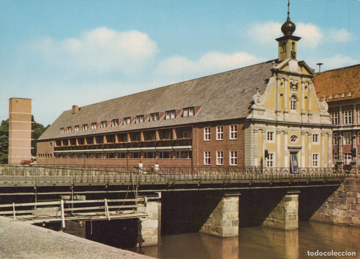 Postkarten: Germany L&uuml;neburg Kaufhaus Historic Building and Bridge Over Unposted *YAW647
