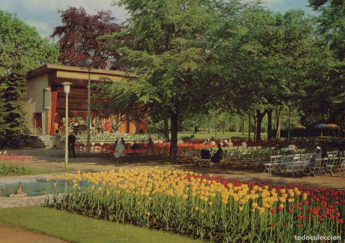 Postkarten: Germany L&uuml;neburg Kurpark Musikpavillon Outdoor Concert With Unposted *YAW649