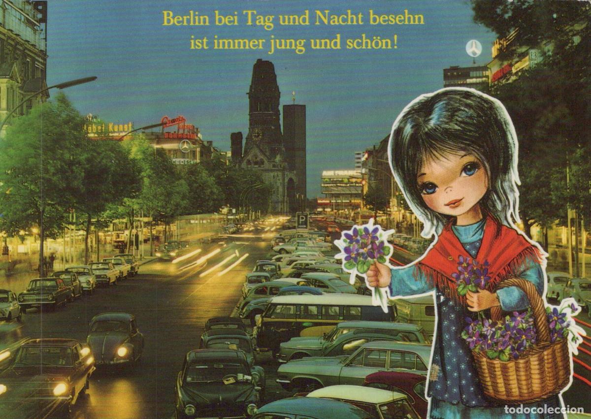 Postcards: Germany Berlin Kurf&uuml;rstendamm Europa Center Kaiser Wilhelm Memorial *YAW885