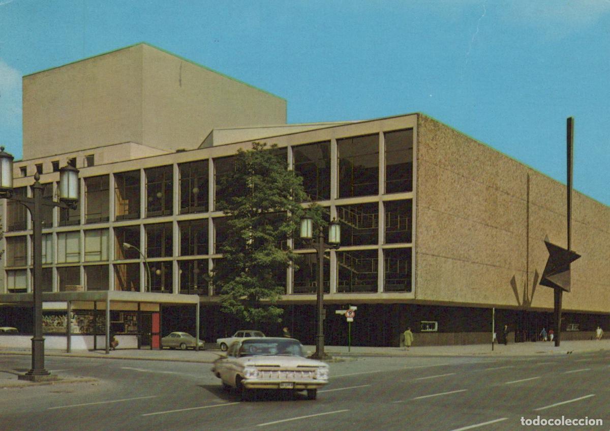 Postcards: Germany Berlin Deutsche Oper Modern Architecture Street Scene Vintage *YAW893