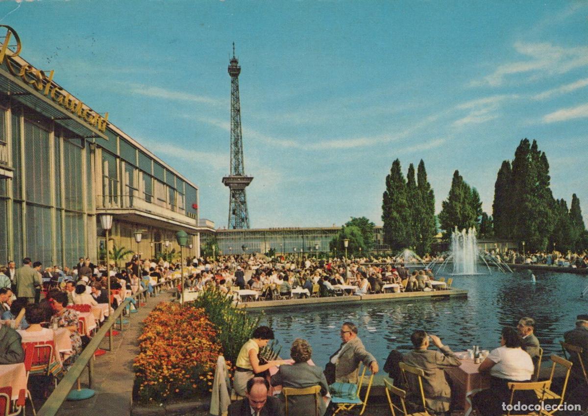 Postales: Germany Berlin Outdoor Cafe With A View of the Funkturm in *YAW925