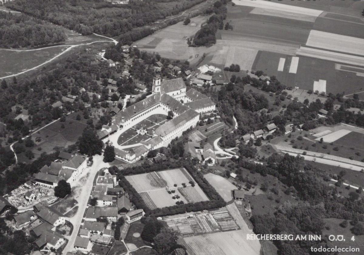 Postales: Austria Reichersberg am Inn Aerial View of Monastery and Real Photo *YAW702