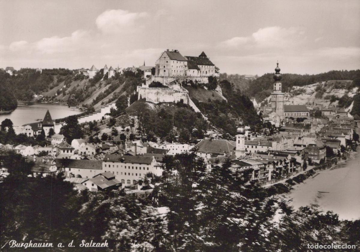 Cartoline: Germany Burghausen A D Salzaeh Panoramic View of Castle and Unposted *YAW717