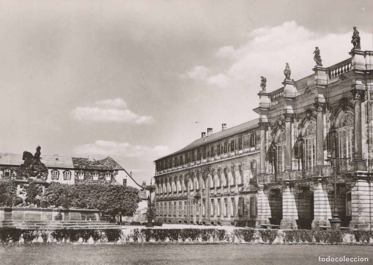 Cartoline: Germany Bayreuth Neues Schloss New Palace Baroque Real Photo Unposted *YAW722