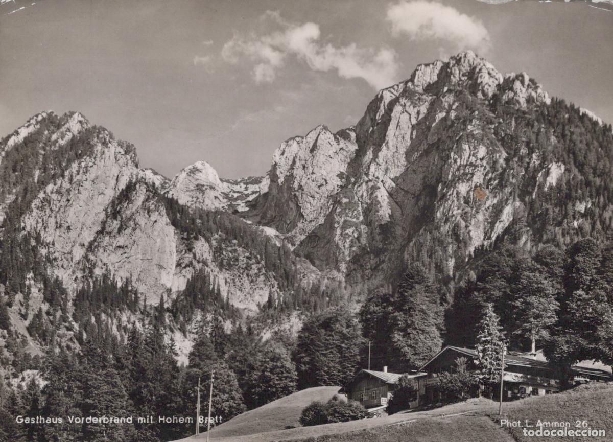 Postcards: Germany Berchtesgaden Gasthaus Vorderbrand With Hohem Brett Mountain *YAW737