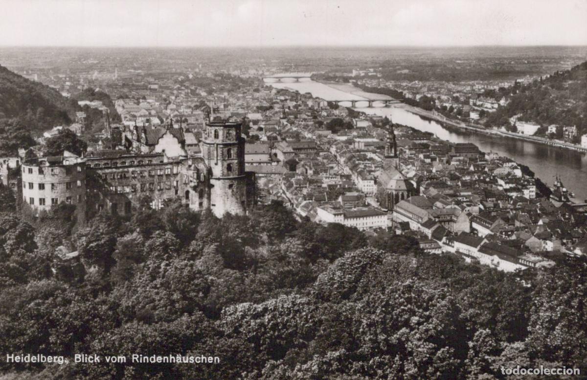 Postcards: Germany Heidelberg Panoramic View of Castle and Neckar River Unposted *YAW742